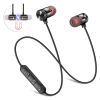 Wireless binaural stereo sports Bluetooth headset ear hanging running super long standby magnetic suction head neck hanging neck