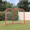 Hockey Goal Red and White 72"x28"x48" Polyester