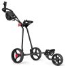 Durable Foldable Steel Golf Cart with Mesh Bag