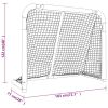 Hockey Goal Red and White 72"x28"x48" Polyester