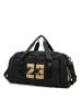 1pc Multi-Pocket Letter Graphic Polyamide High Capacity Fitness Training Bag