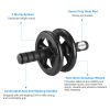 Ab Roller Wheel Fitness Exercise Wheel Roller w/ Knee Pad for Abs Workout Core Strength Exercise Home Gym