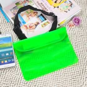 Waterproof Waist Bag For Swiming; Diving; Fanny Pack For Beach (Color: Green)