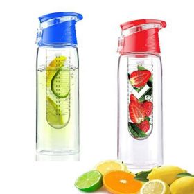 Fruit Cola Bottle a Fruit Infuser Drink Bottle (Color: Green)