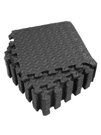 Premium Leaf Design Eva Mats Exercise Protection Flooring (size: S)