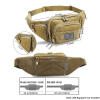 Unisex Fanny Pack Waist Bag & MOLLE EDC Pouch For Outdoor Activities