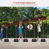 Portable Outdoor Adjustable Basketball Hoop System Stand