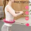 Custom Knots Weighted Hoola Fitness Hoop Smart Hula Thin Waist Weight Loss Knots