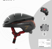 Smart Bluetooth helmet. (1920x1080P sports camera, multi-person group real-time intercom, SOS positioning, BT5.2+BLE4.2 Bluetooth, 2x0.5W stereo phone