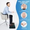 Muwago Foot Rest for Under Desk at Work, Adjustable Memory Foam Foot Rest for Office Chair & Gaming Chair, Ergonomic Design for Back & Hip Pain Relief